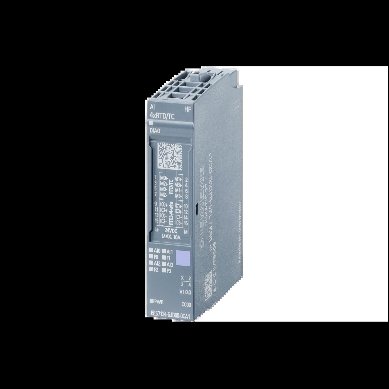 6ES7134-6JD00-0CA1_Модуль ввода ET 200SP AI4xRTD/TC HF 6ES7134-6JD00-0CA1_Модуль ввода ET 200SP AI4xRTD/TC HF