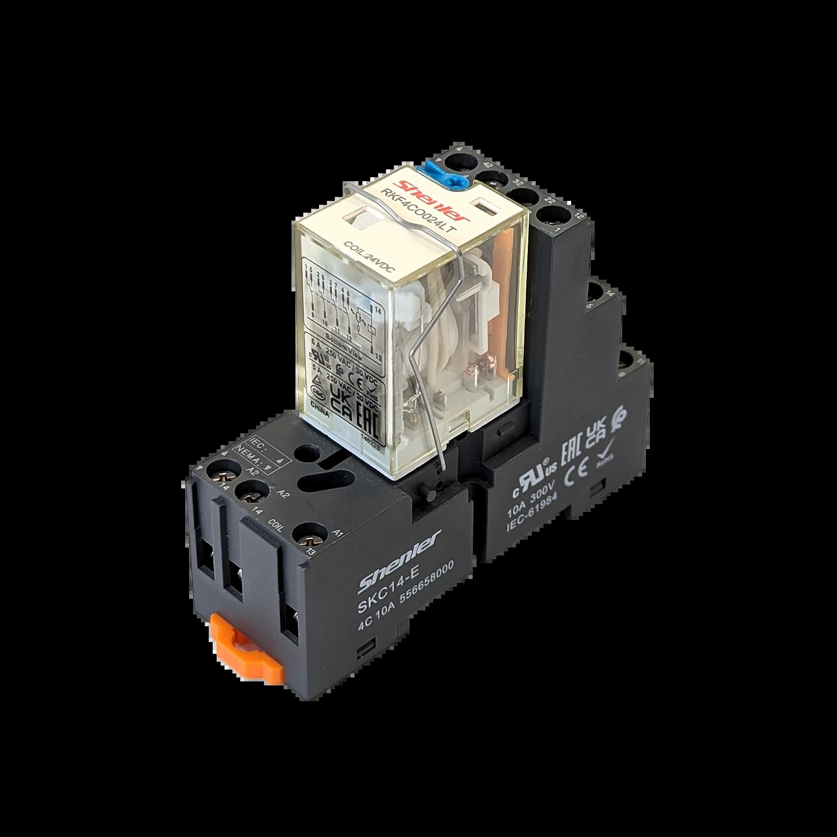 RKF4CO730LT_Реле 4ПК, 6А, катушка 230В AC, механический и светодиодный индикаторы, тест-кнопка RKF4CO730LT_Реле 4ПК, 6А, катушка 230В AC, механический и светодиодный индикаторы, тест-кнопка