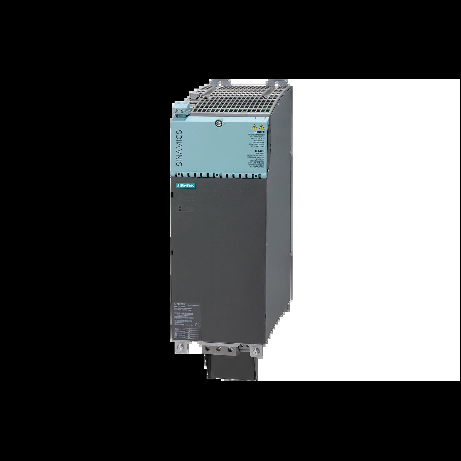 6SL3130-1TE24-0AA0_Выпрямитель ПЧ SINAMICS S120 BLM, 3×380В AC -> 600В DC 67А 40кВт_1
