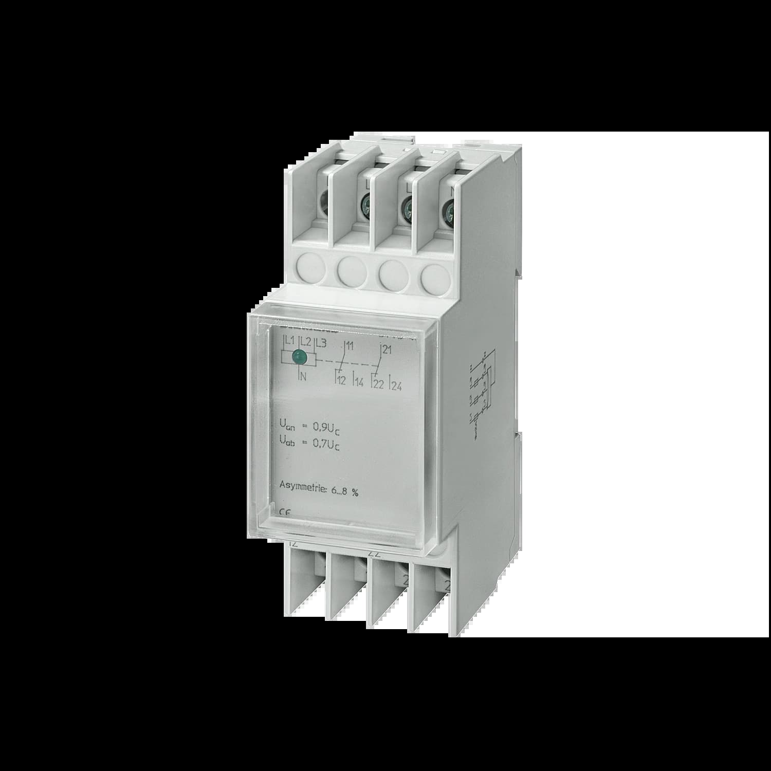 5TT3404_Реле контроля напряжения, обрыва фаз, асимметрии, 230/400В АС, 2ПК