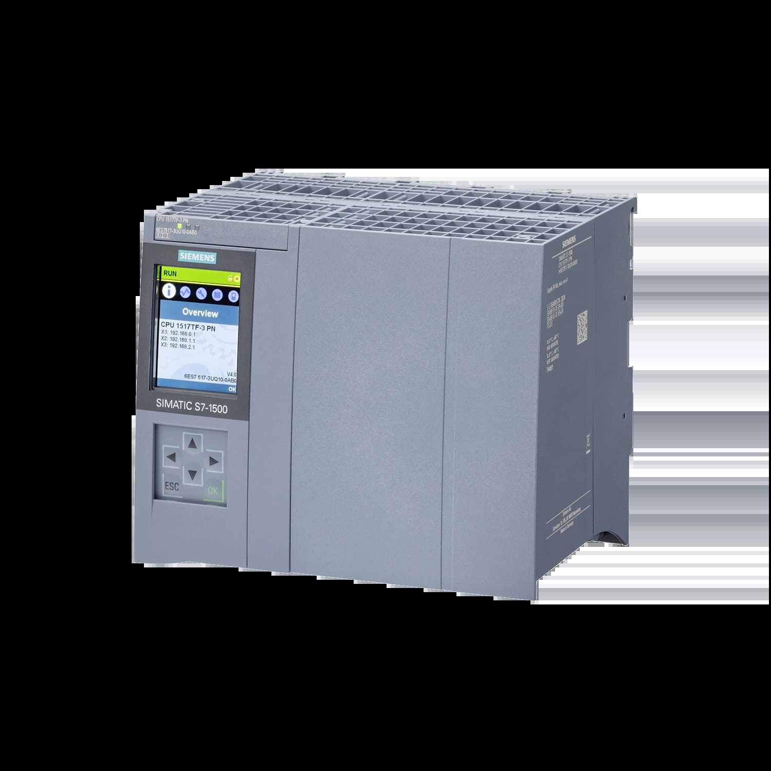 6ES7517-3UQ10-0AB0_Simatic S7-1500 Центральный процессор CPU 1517TF-3 PN_1