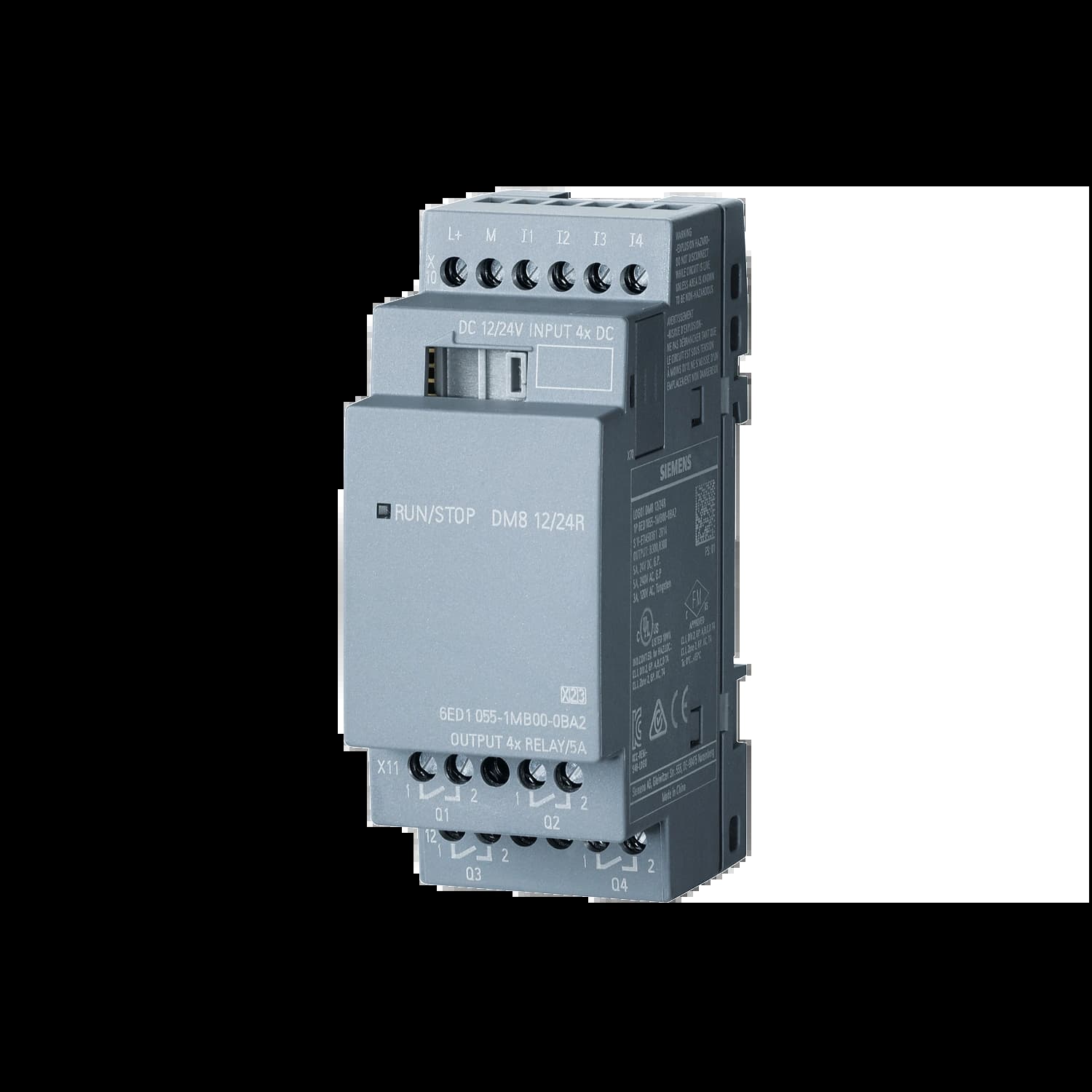 6ED1055-1MB00-0BA2_Модуль расширения LOGO! DM8 12/24R, 2 MW, 4DI/DO_1