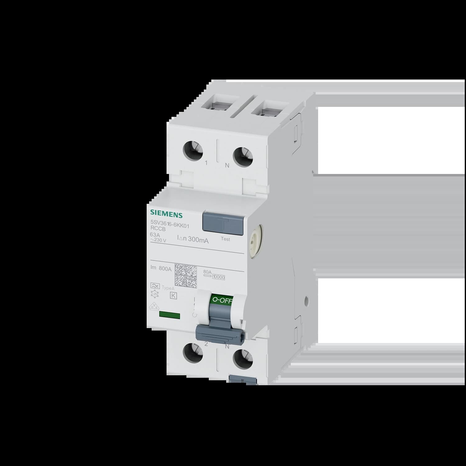 5SV3616-6_УЗО 1P+N, 63A, 300мА, тип «A»