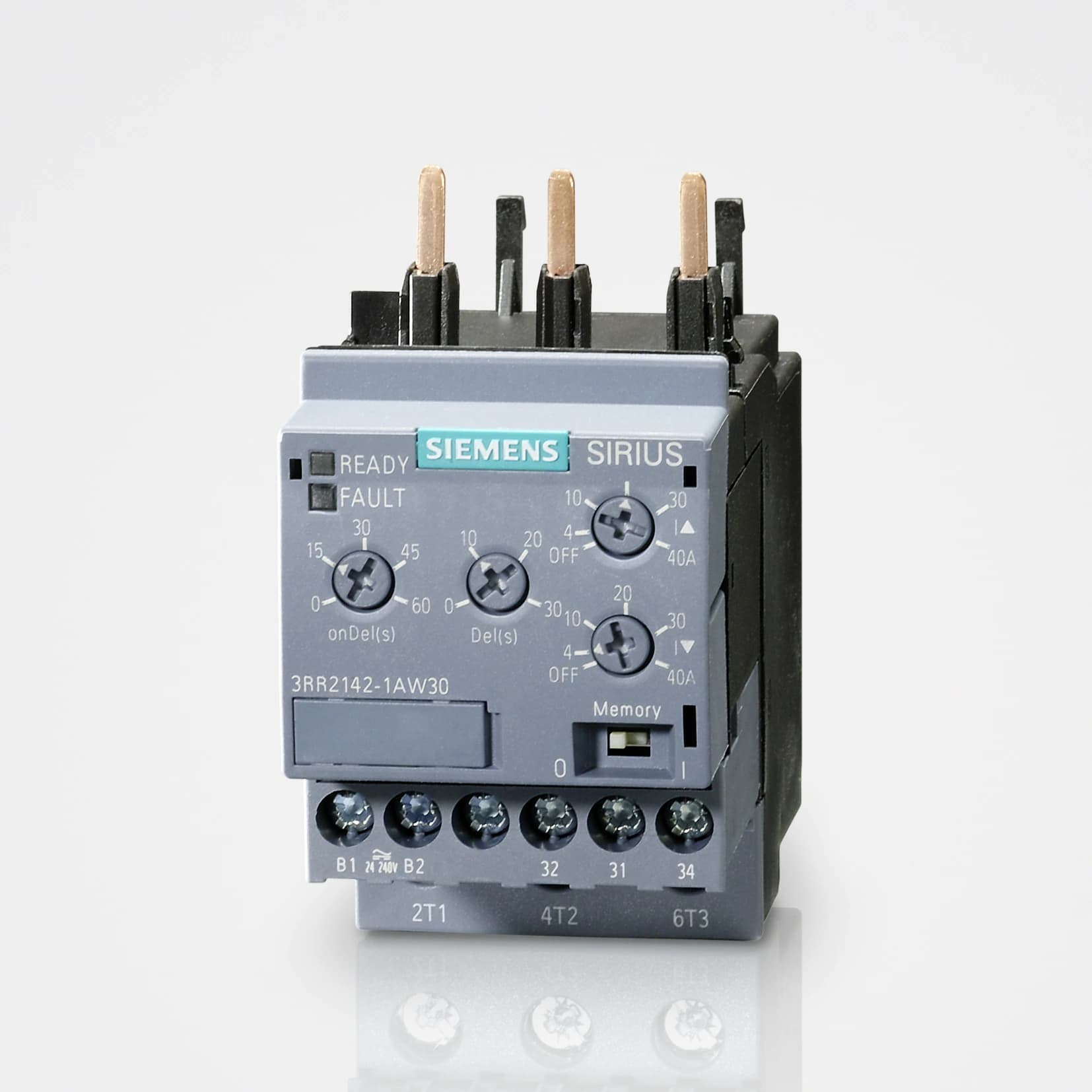 3RR2142-1AW30_Реле контроля тока, In=4-40A, типоразмер S0