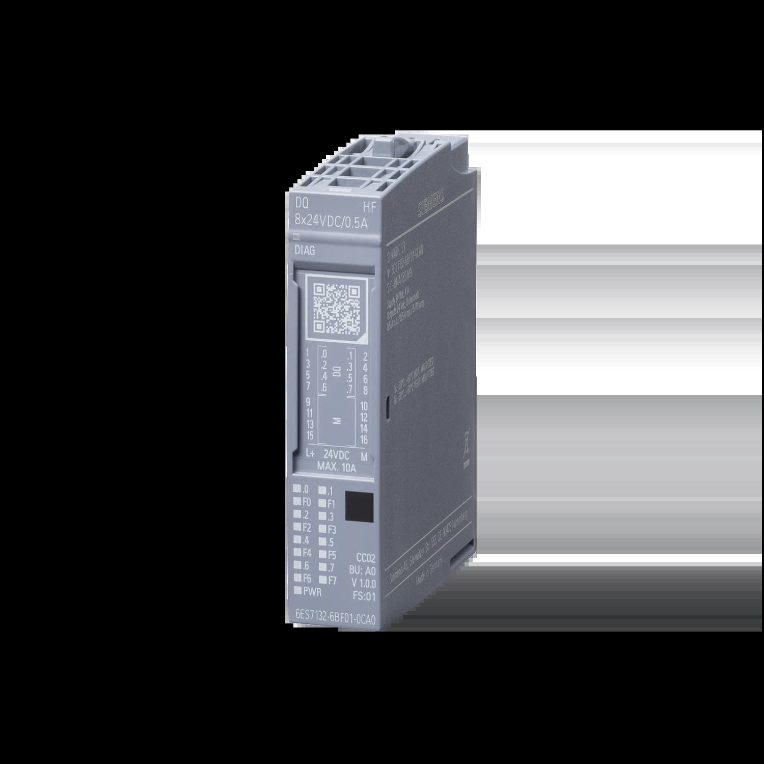 6ES7132-6BF01-0CA0_Модуль вывода ET 200SP DQ8x24 V DC/0.5 A HF_1