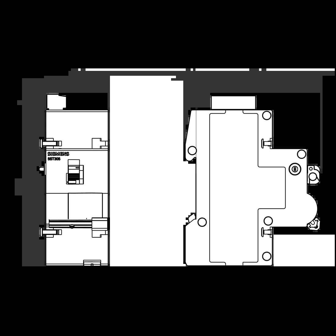 5ST3054_Привод дистанционный, 2MW,  Basiс 177-270В АС