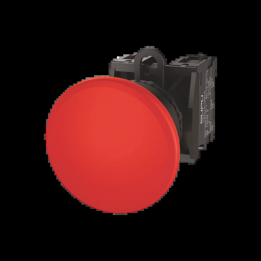 TS2010-0HL10_Актуатор аварийной грибовидной кнопки, красный, возврат поворотом