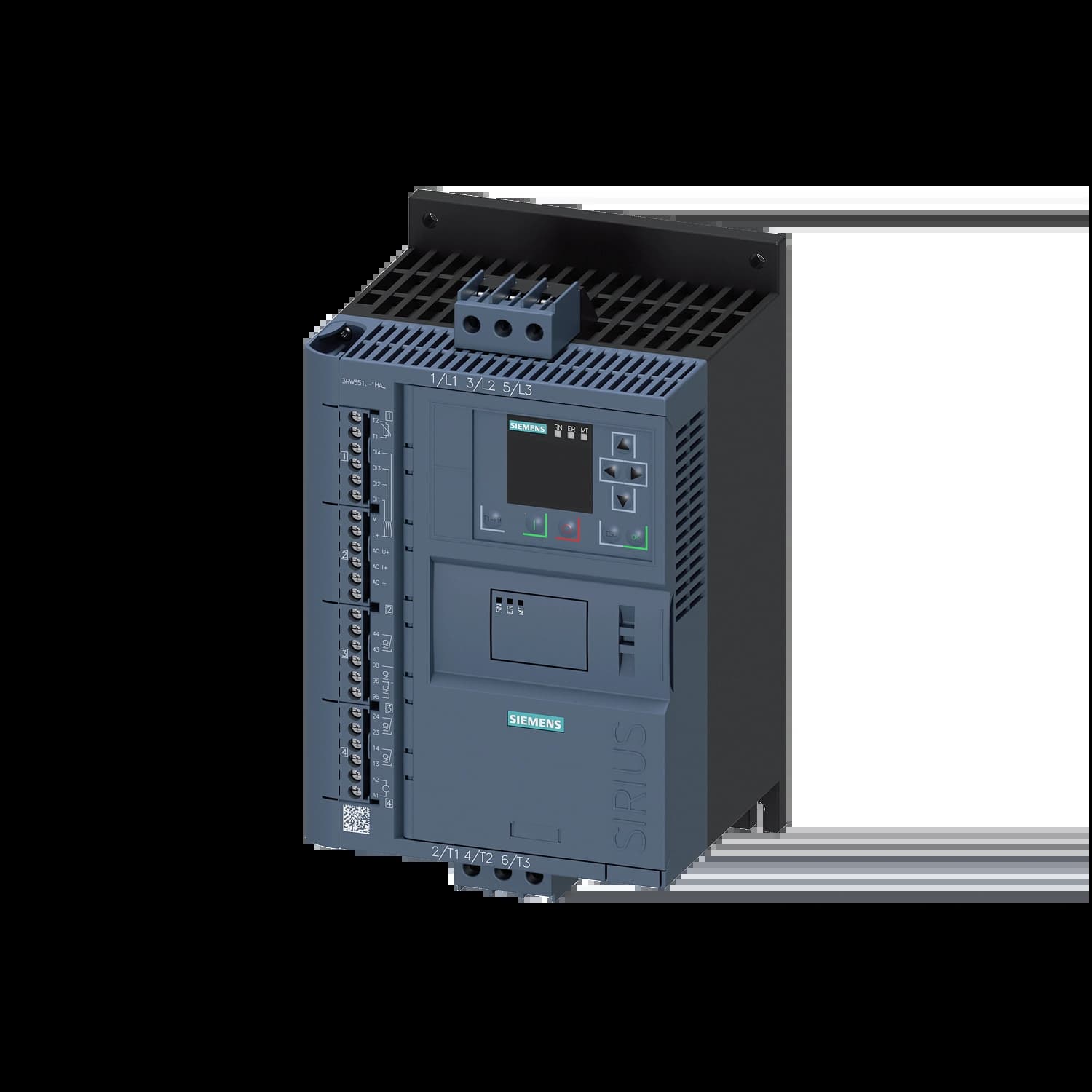 3RW5513-1HA14_Устройство плавного пуска SIRIUS 5.5кВт 13А 380В для сложных применений_3