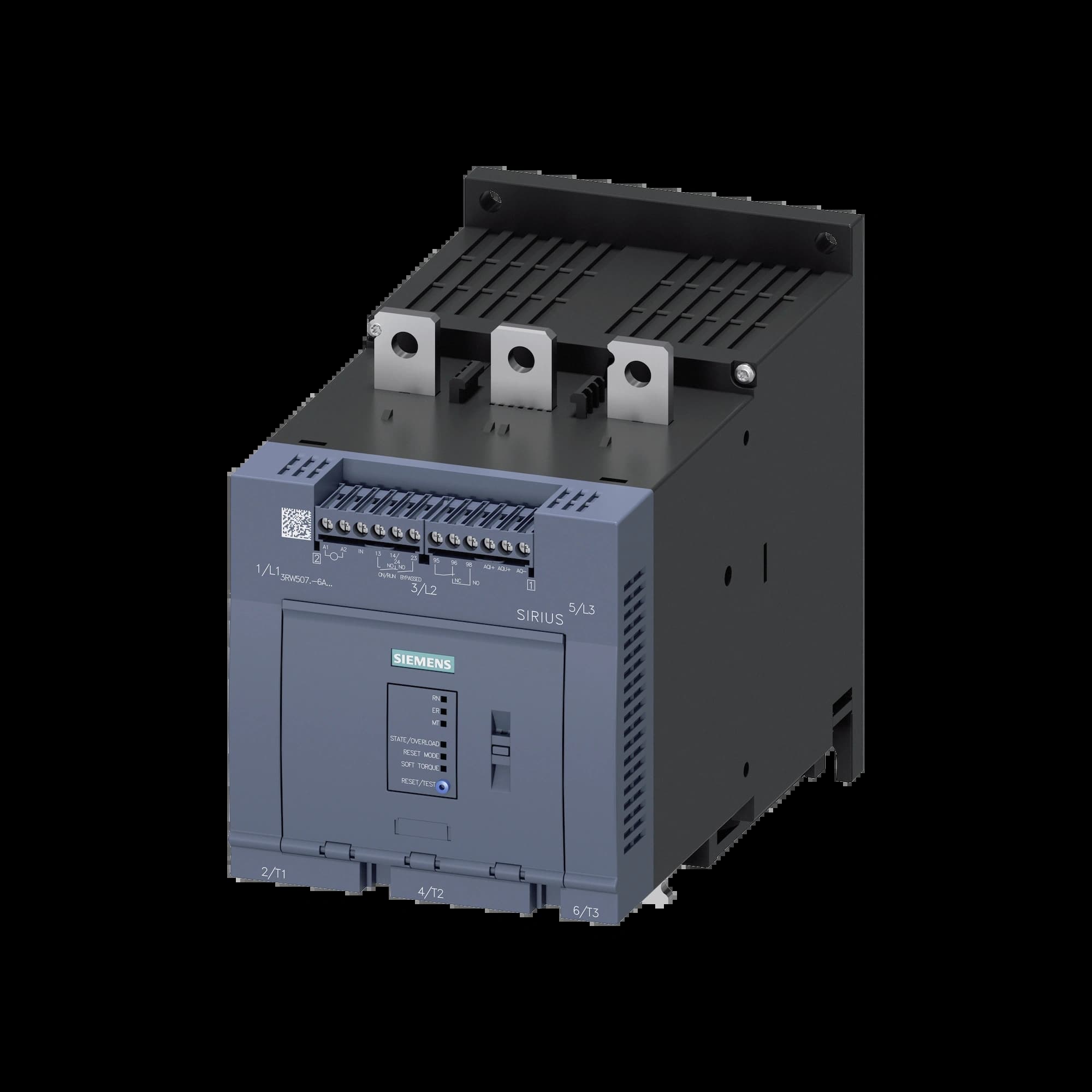 3RW5073-6AB14_Устройство плавного пуска SIRIUS 132кВт 250А 380В базовый функционал_1