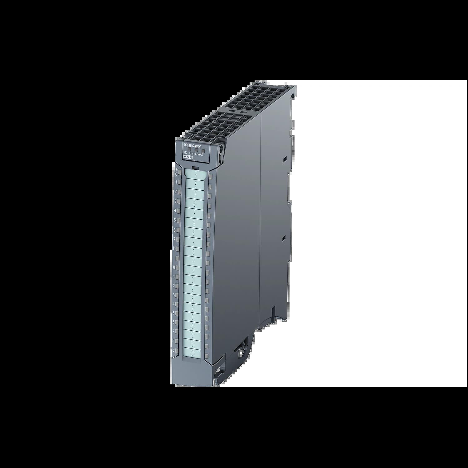 6ES7522-1BH10-0AA0_Модуль вывода SM 522 DQ16x24VDC/0.5A B, 25 мм, с фронтштекером_1