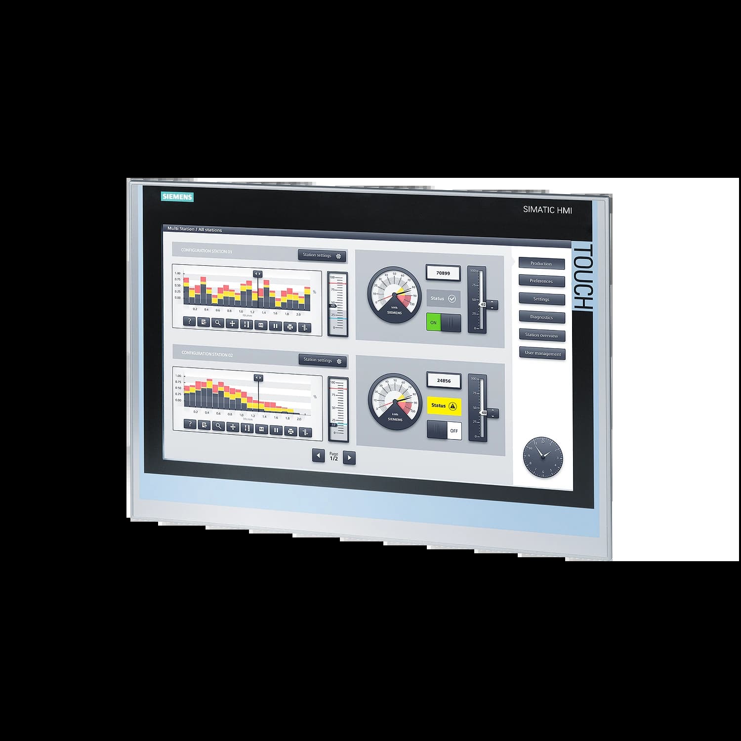 6AV2124-0UC02-0AX1_Панель оператора TP1900 Comfort_1