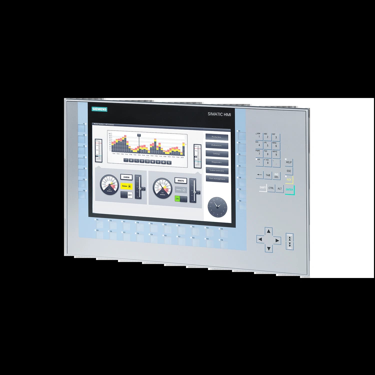 6AV2124-1MC01-0AX0_Панель оператора KP1200 Comfort_1