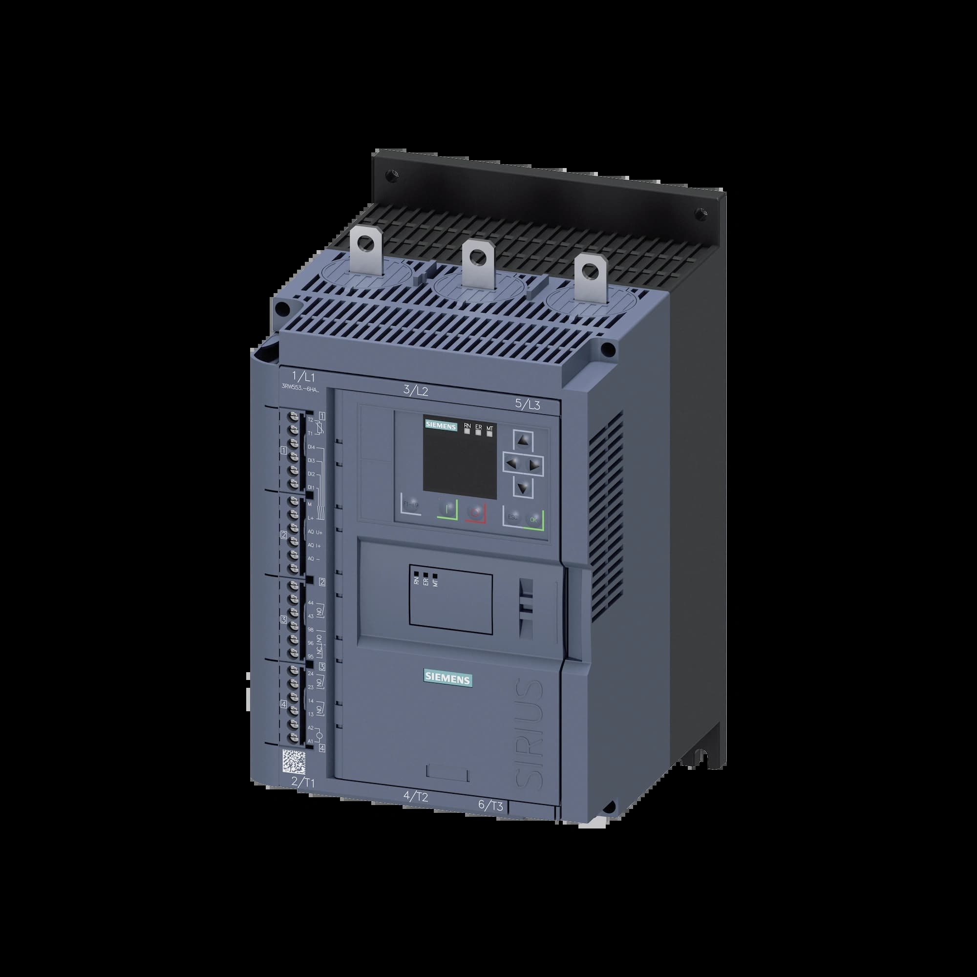 3RW5534-6HA14_Устройство плавного пуска SIRIUS 55кВт 113А 380В для сложных применений_3