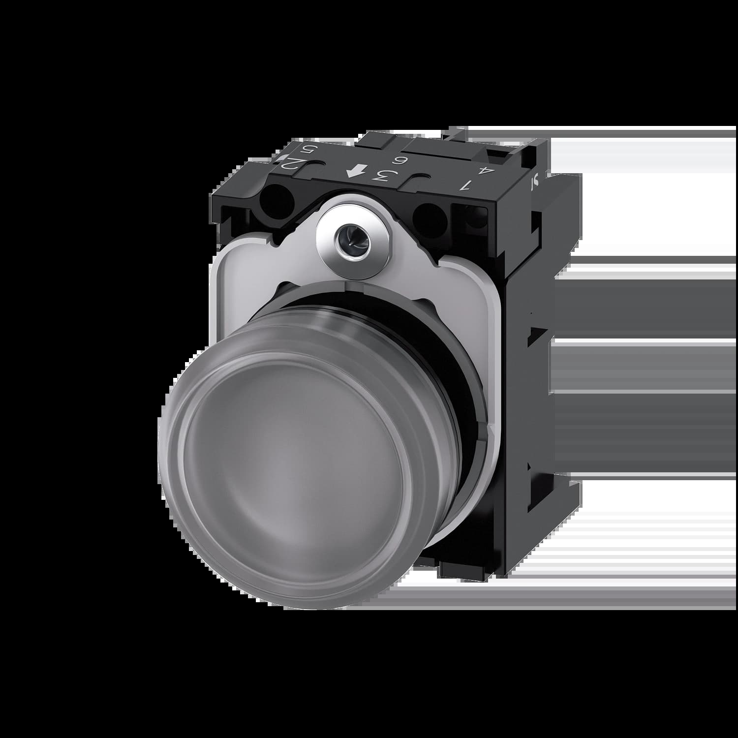 3SU1156-6AA70-1AA0_Световой индикатор 230В AC, прозрачный