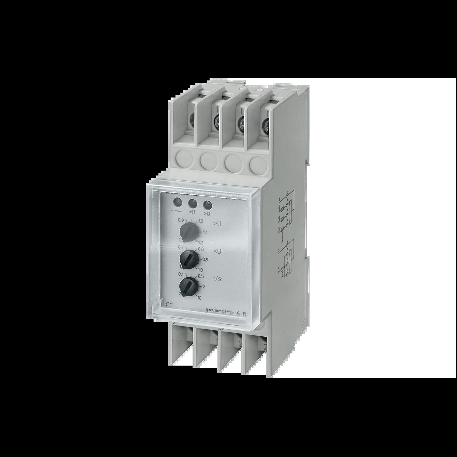 5TT3408_Реле контроля min/max напряжения 230/400В АС, 2ПК 