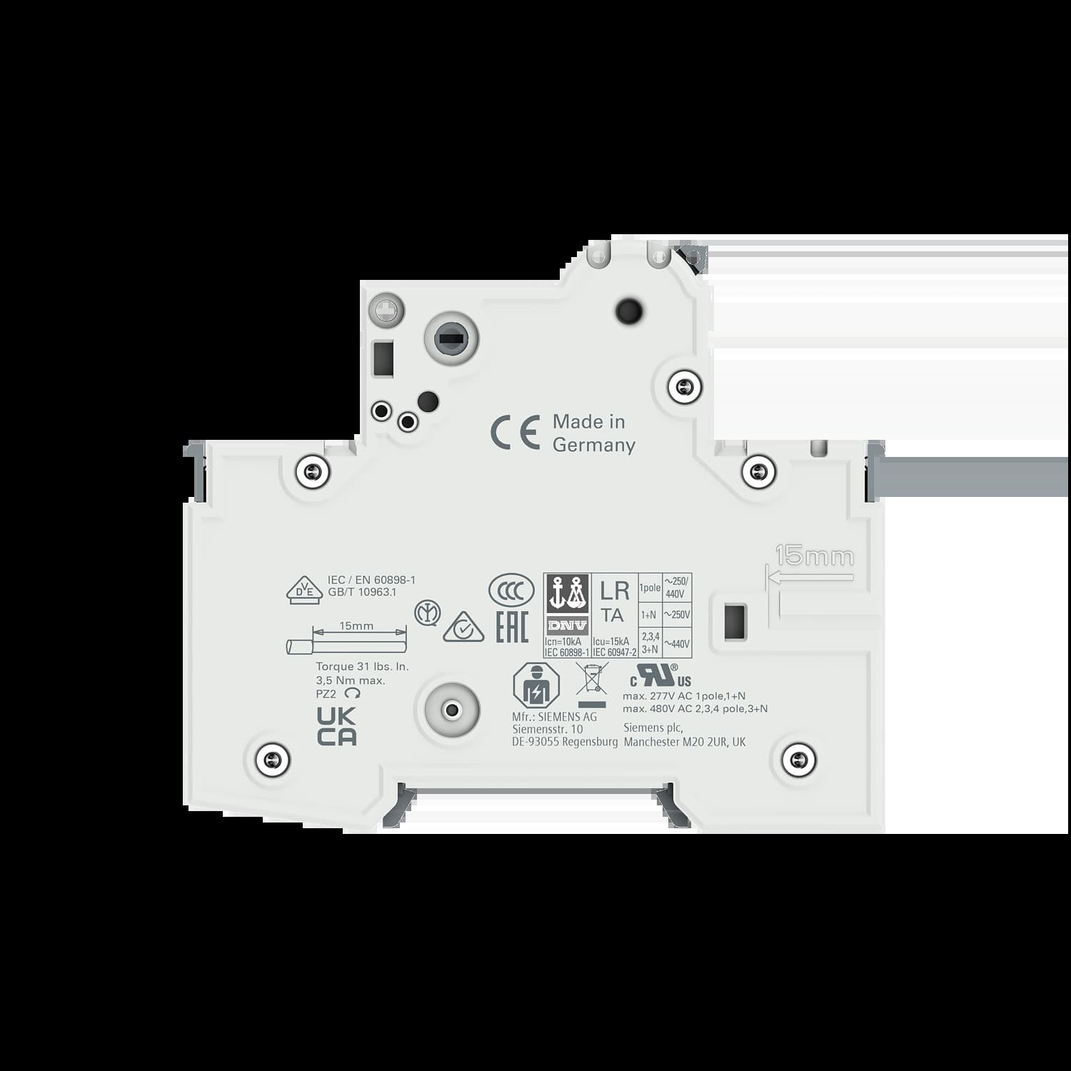 5SY4306-7_Автомат 3P, 6А, кривая «C», 10кА (C6)_4