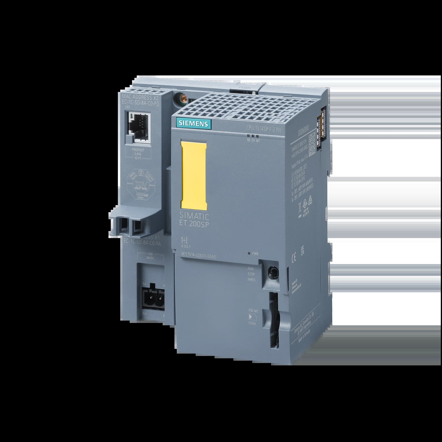 6ES7514-2SN03-0AB0_Simatic ET 200SP Центральный процессор CPU 1514SP F-2 PN_1