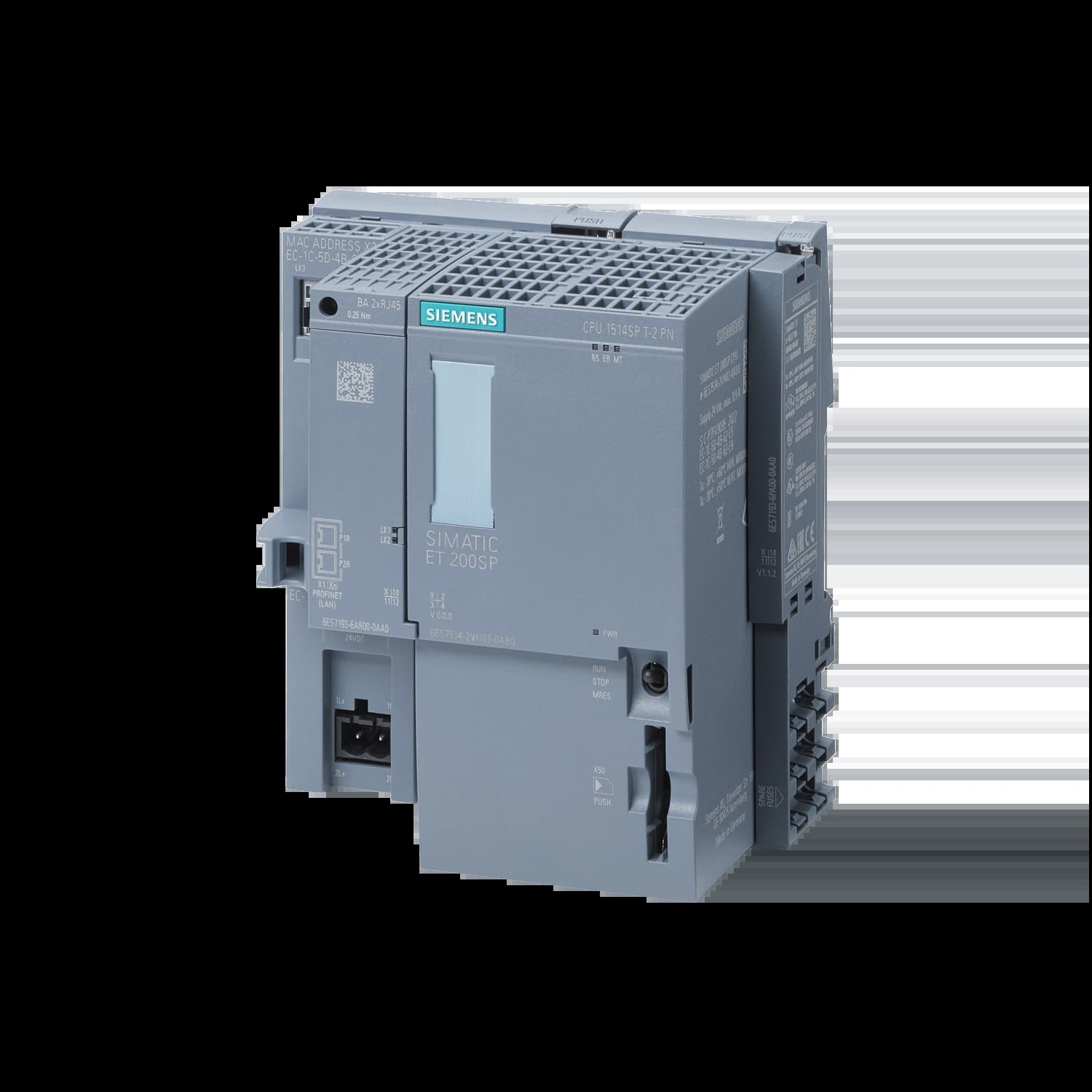 6ES7512-1DM03-0AB0_Simatic ET 200SP Центральный процессор CPU 1512SP-1 PN_1