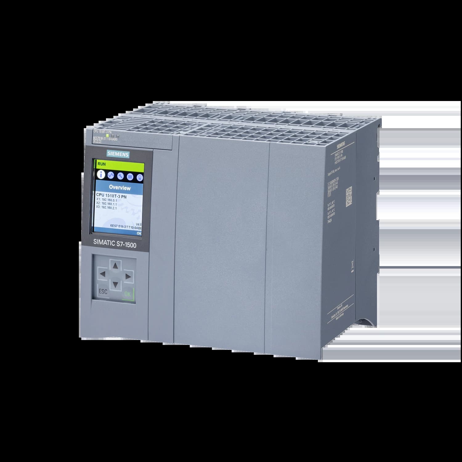 6ES7518-3TT10-0AB0_Simatic S7-1500 Центральный процессор CPU 1518T-3 PN_1