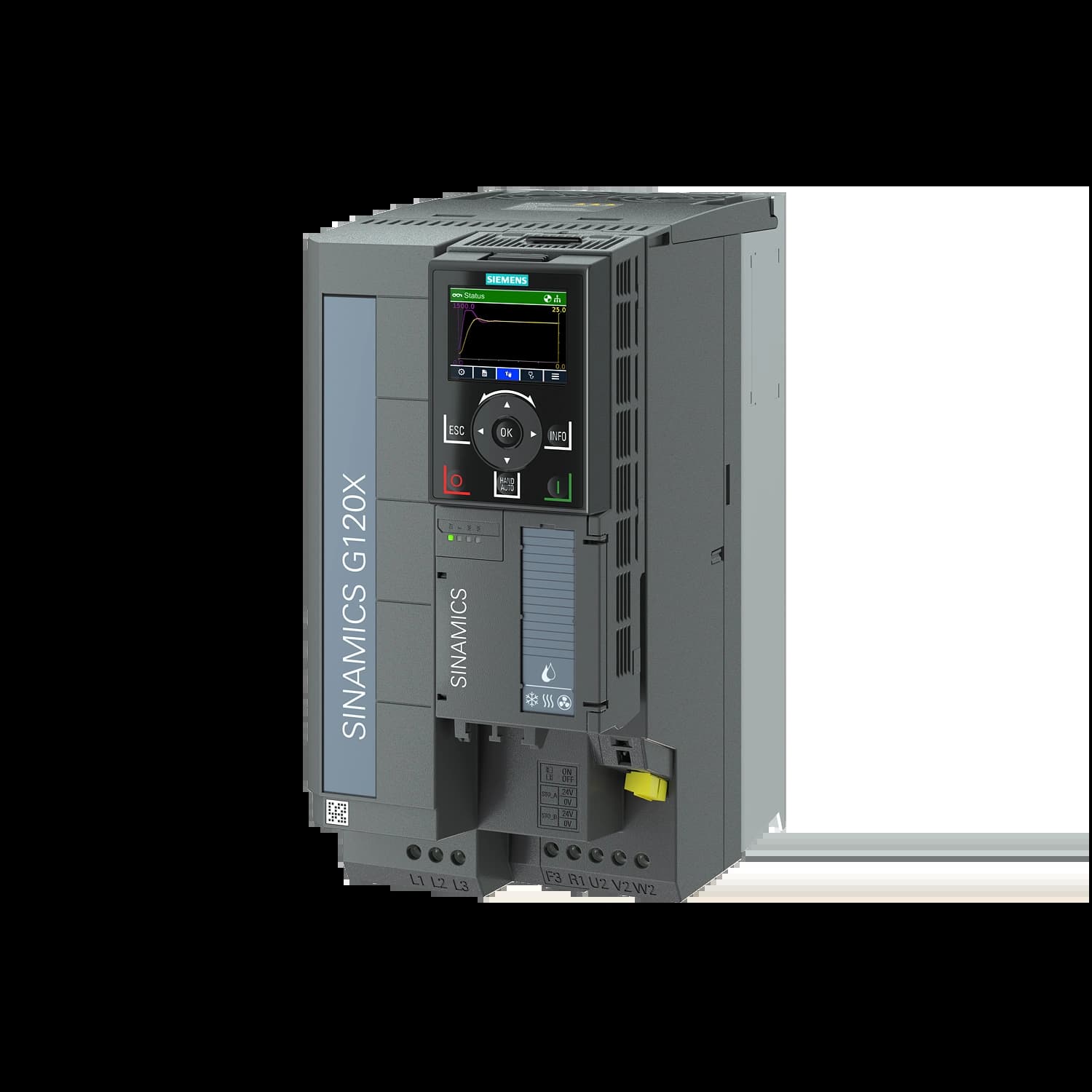 6SL3220-2YE26-0UF0_Преобразователь частоты SINAMICS G120X 11 кВт 380В Profinet без ЭМС фильтра_1