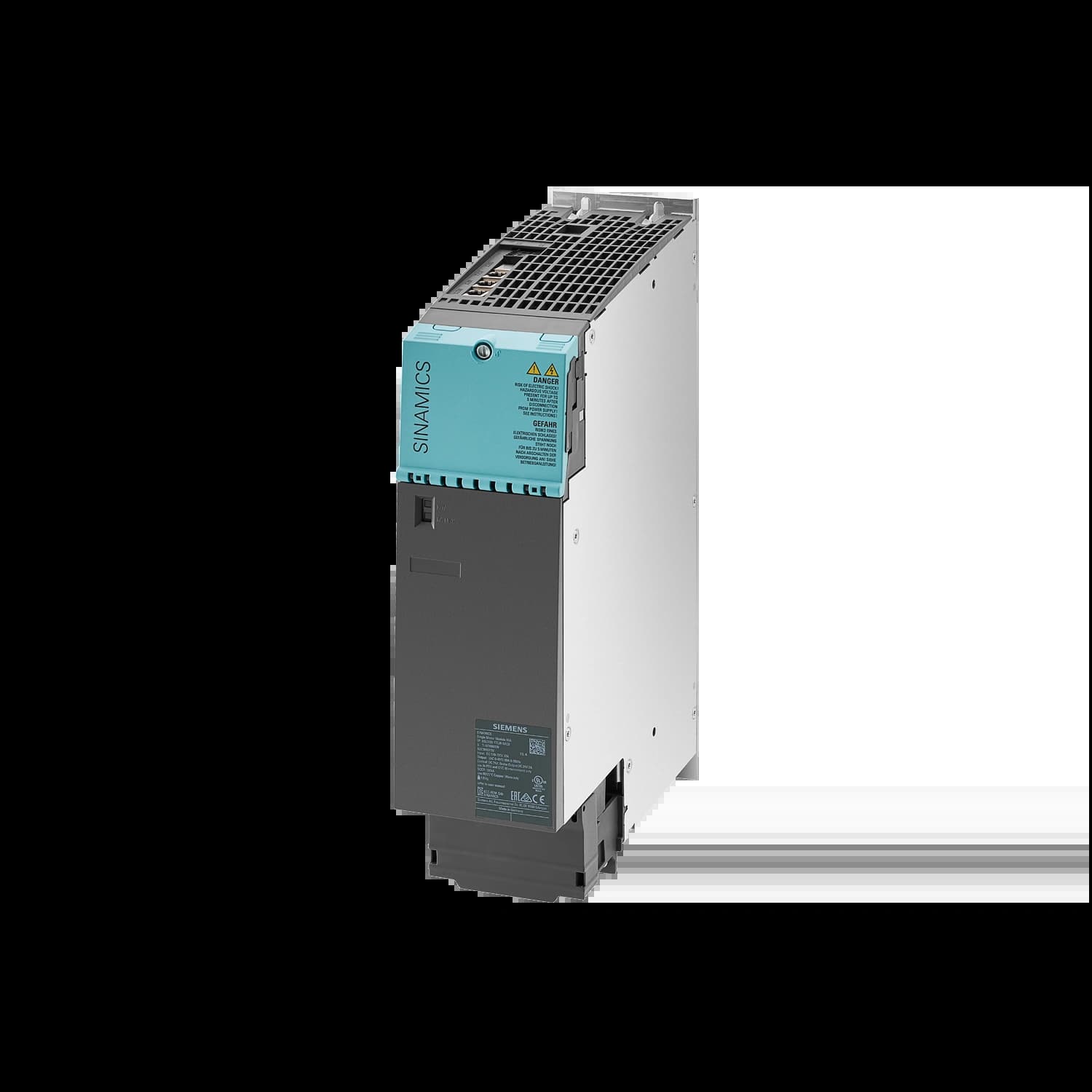 6SL3120-1TE26-0AC0_Однодвигательный модуль ПЧ SINAMICS S120, 600В DC -> 3×400В AC 60А, C-тип_1