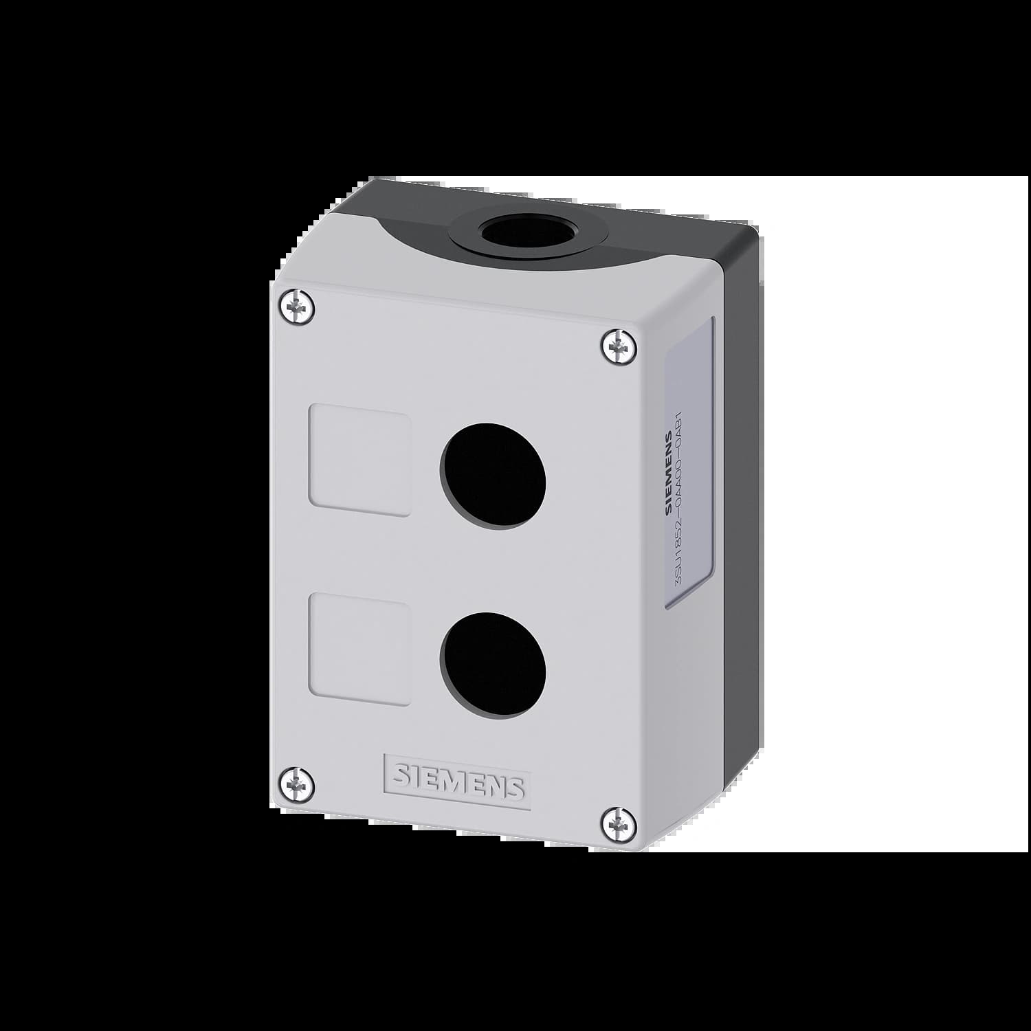 3SU1852-0AA00-0AB1_Пустой корпус, серая крышка, 2 точки управления