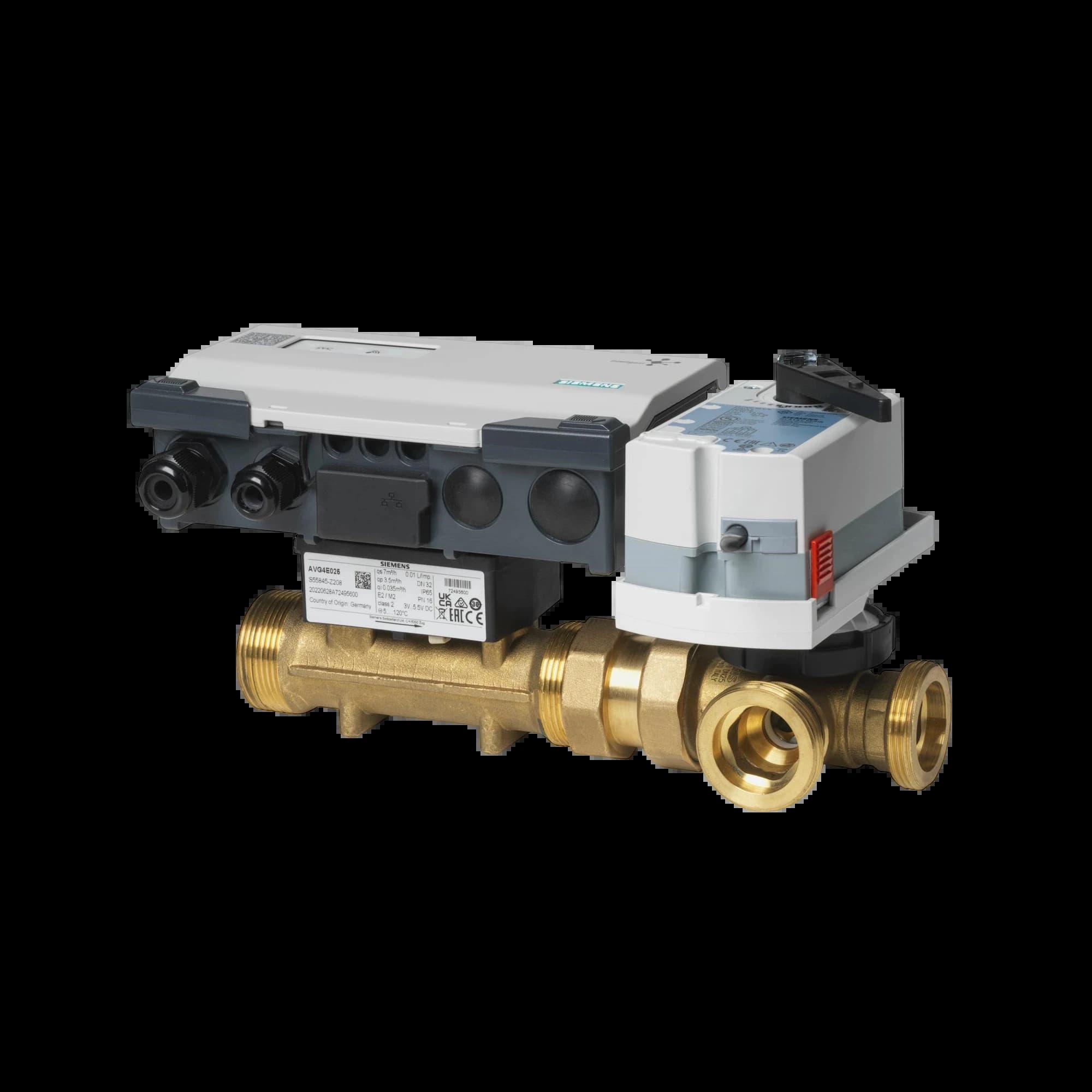 EXG4U10E015_Интеллектуальный клапан Acvatix 3х ходовой PN16 DN15 расход 1.2 м³/ч_1