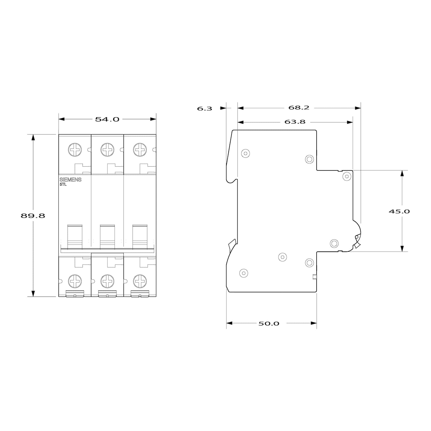 5TL1332-0_Выключатель нагрузки, 3P, 3НО, 32A_3
