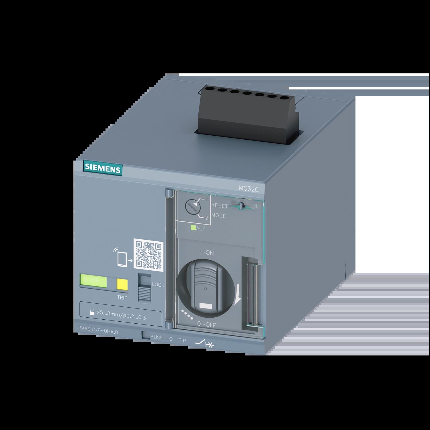 3VA9157-0HA20_Привод моторный для 3VА1, 110-230 В AC, габарит 160