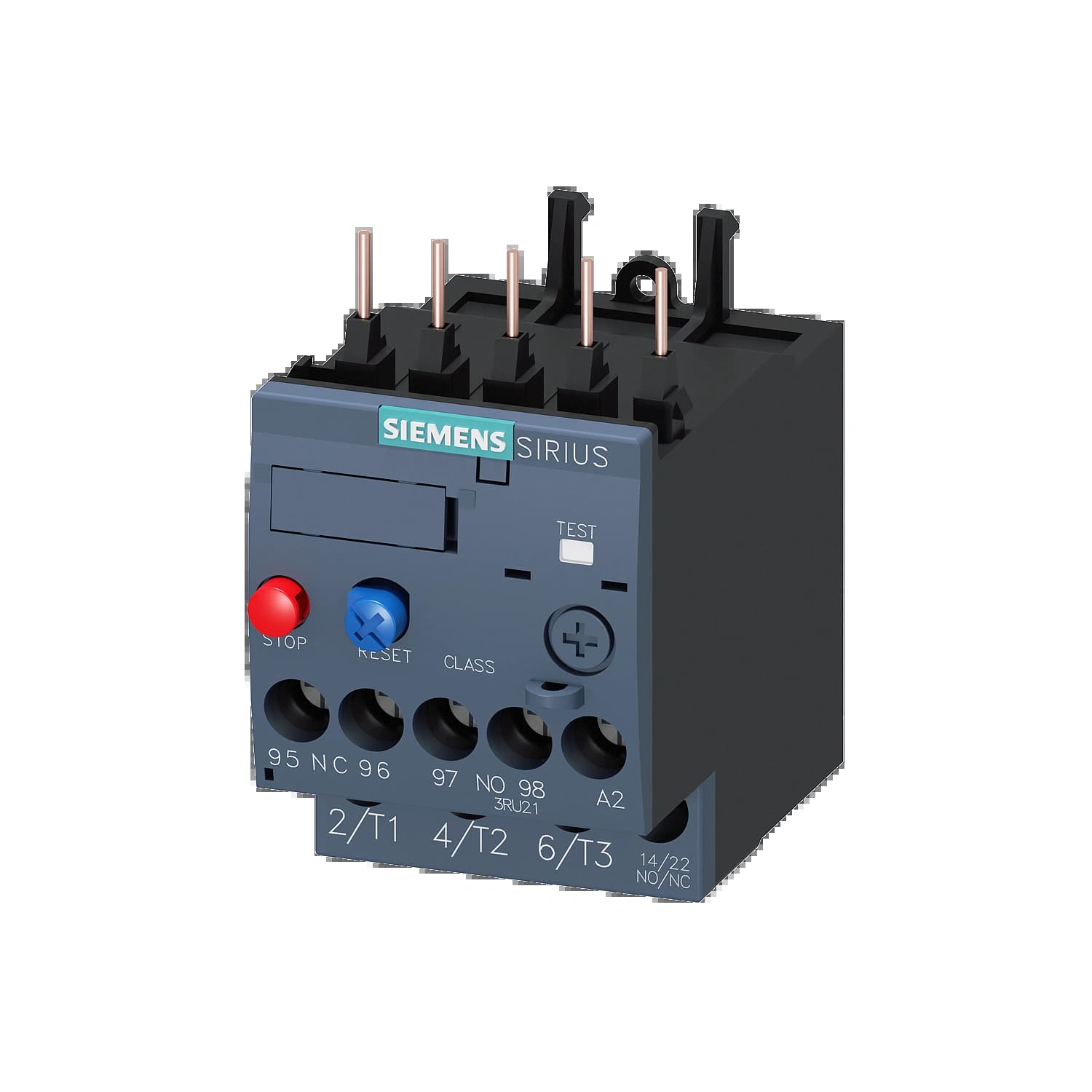 3RU2116-0BB0_Тепловое реле перегрузки 0.04кВт Ir=0.14…0.2A