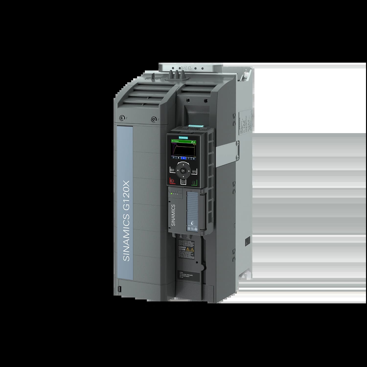 6SL3220-2YE36-0UF0_Преобразователь частоты SINAMICS G120X 37 кВт 380В Profinet без ЭМС фильтра_1