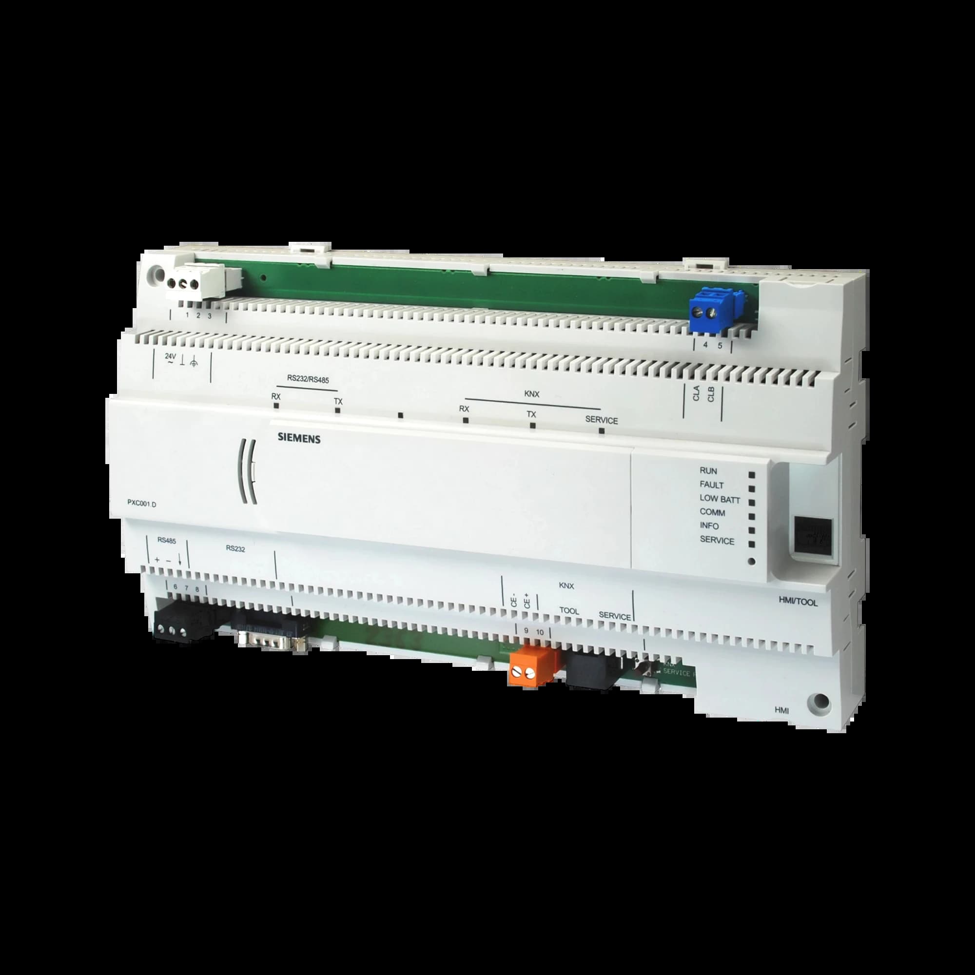 PXC001.D_Интеграционный контроллер Desigo для KNX, M-Bus, Modbus или SCL через BACnet на LonTalk