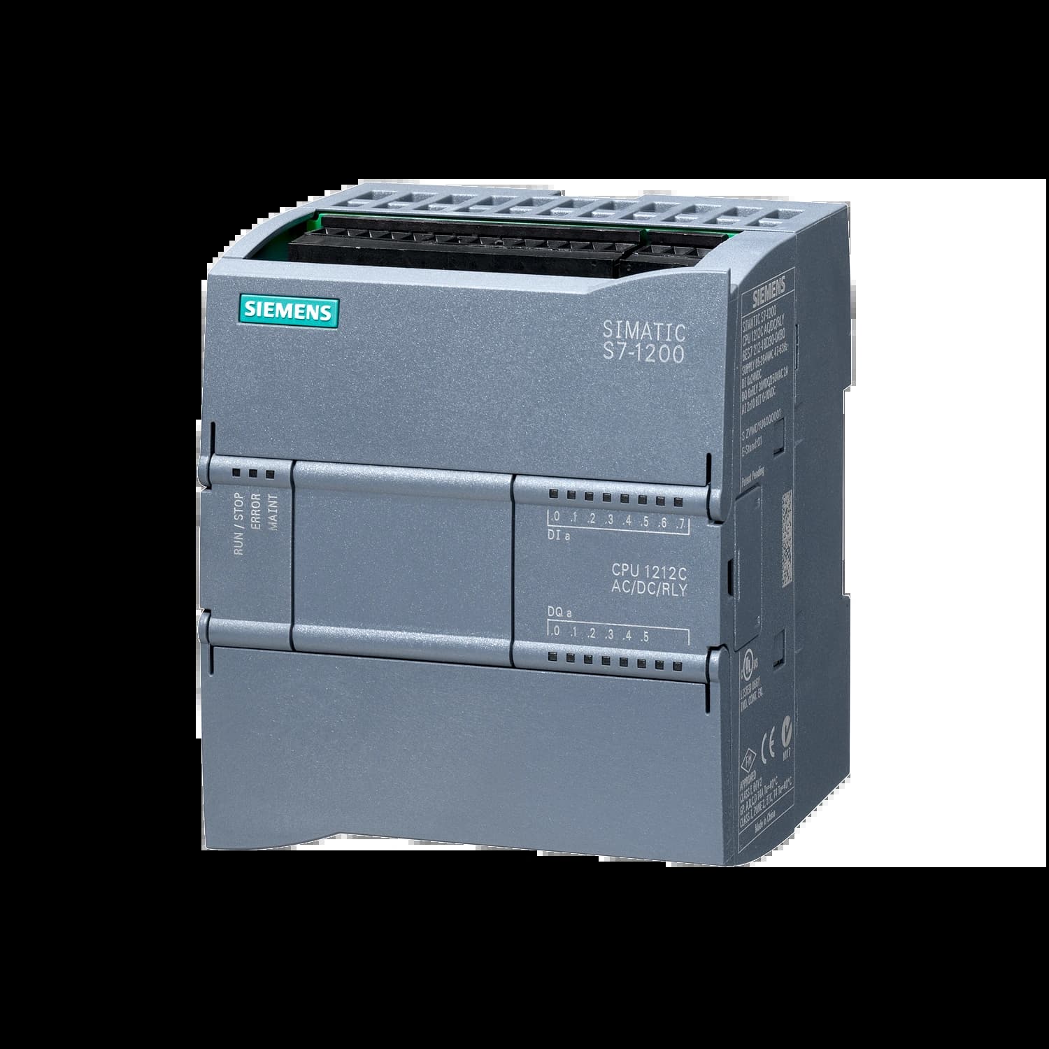 6ES7212-1BE40-0XB0_Simatic S7-1200 Центральный процессор CPU 1212C AC/DC/relay, 8DI/6DQ/2AI_1