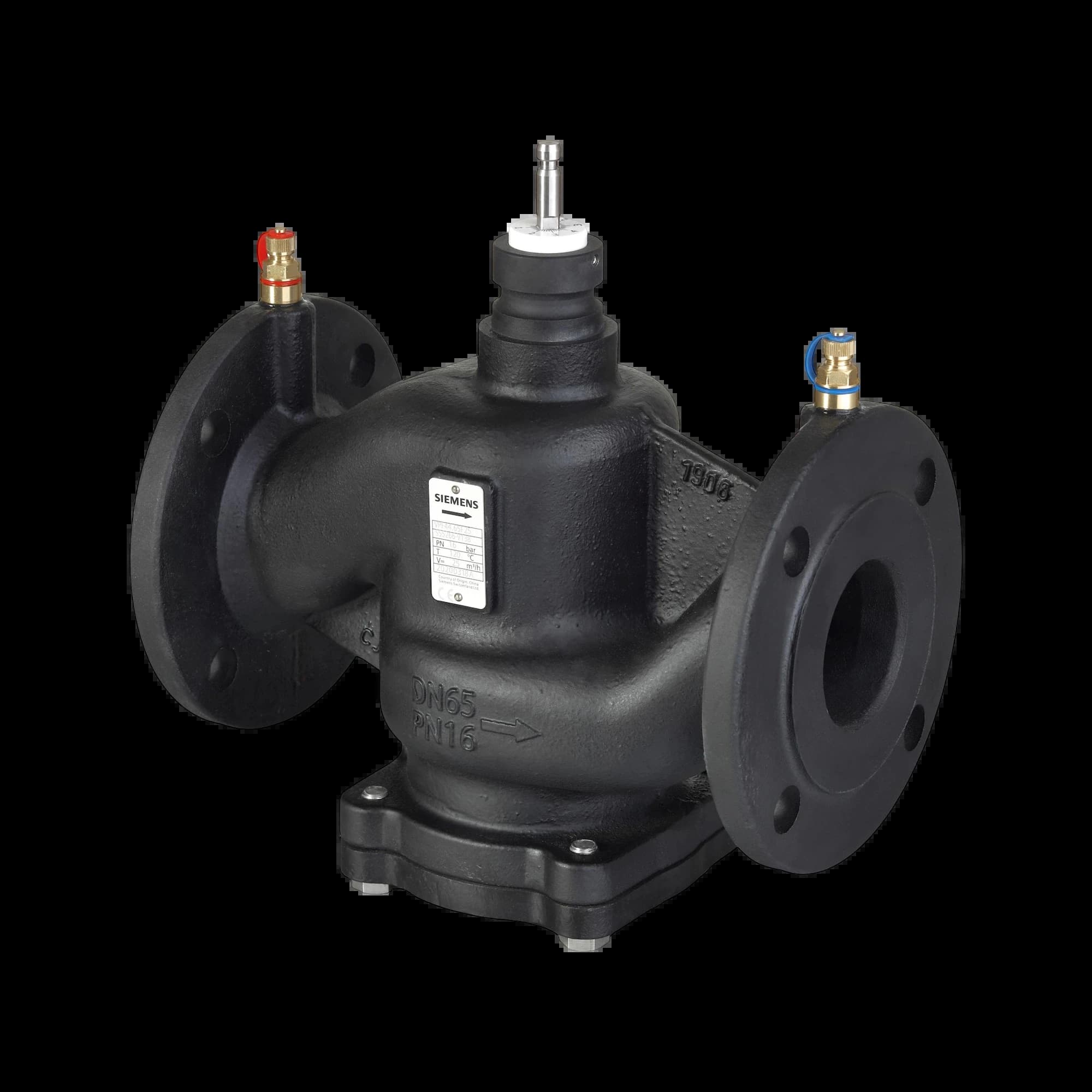 VPF44.50F15_Фланцевый PICV комбиклапан Acvatix 2х ходовой PN16 DN50 расход 14.3 м³/ч