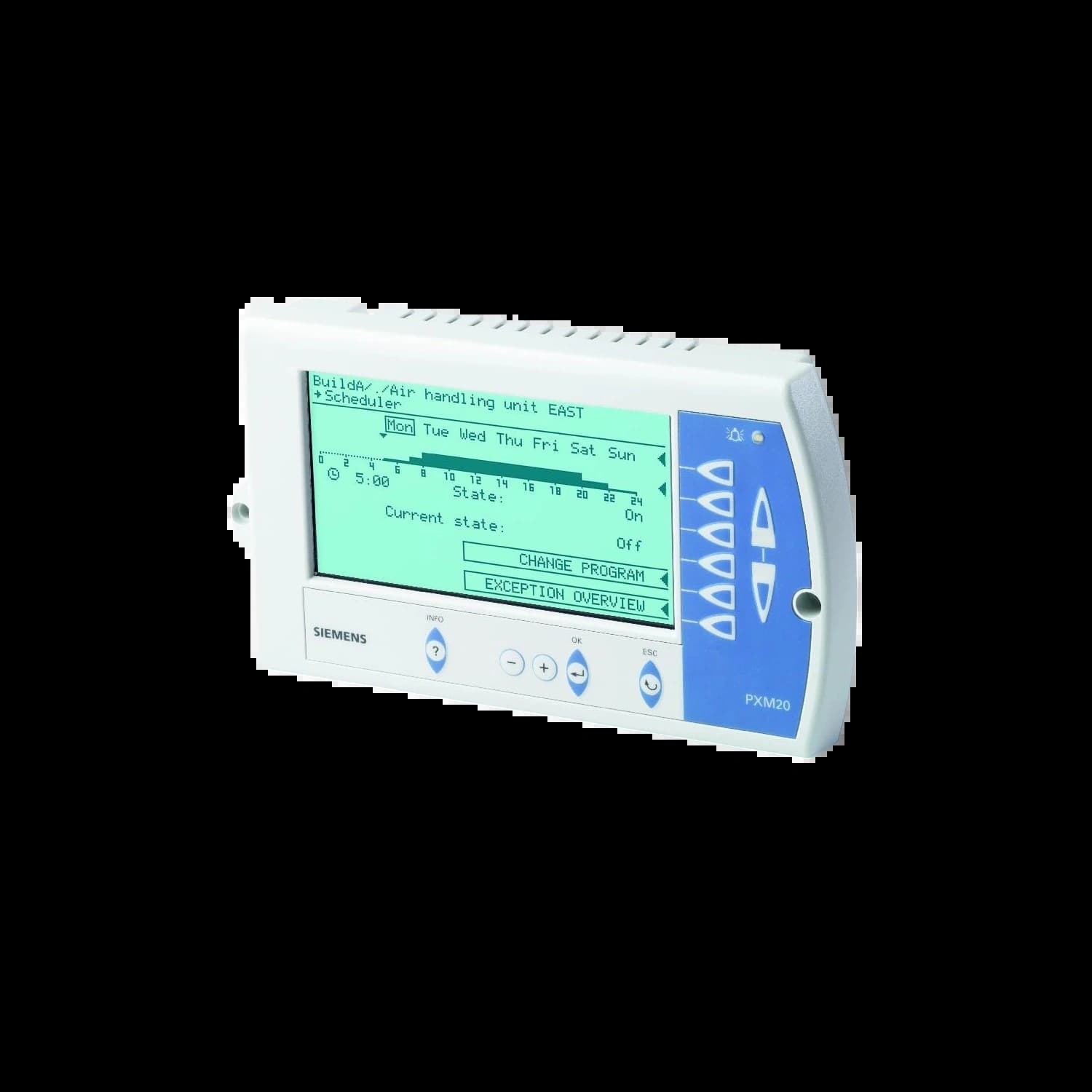 PXM20_Сетевая панель оператара BACnet на LonTalk для контроллеров Desigo