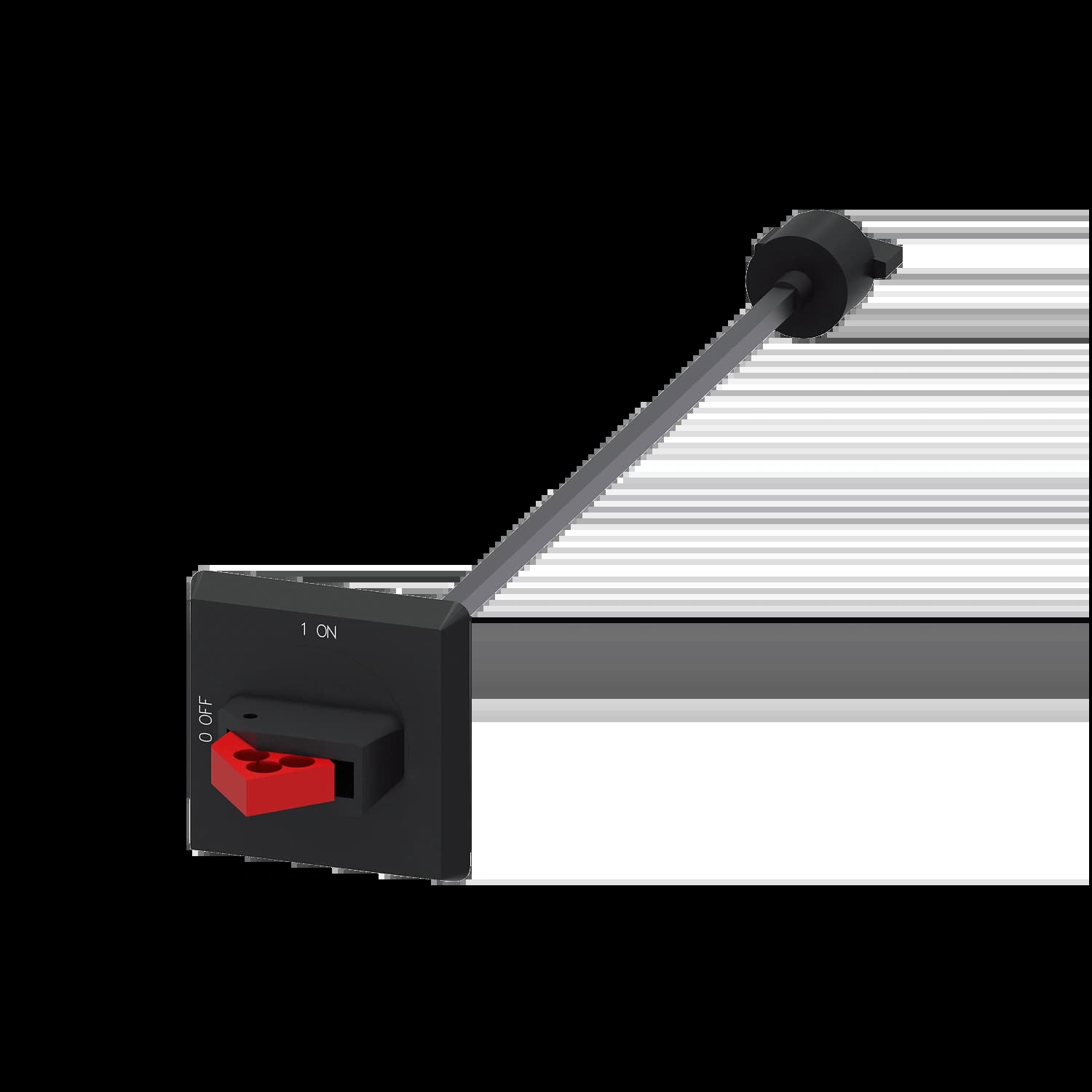 3RV6926-0B_Выносная рукоятка 130мм чёрная, размер S00, S0, S2, S3