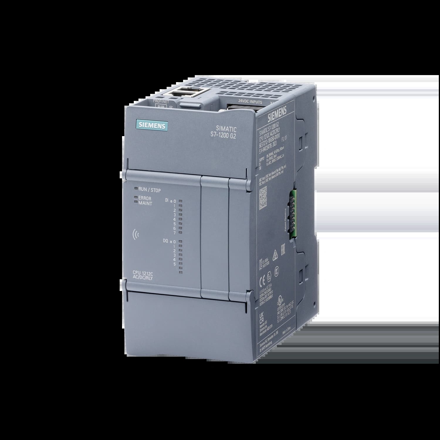 6ES7212-1HG50-0XB0_Simatic S7-1200 G2 Центральный процессор CPU G2 1212C DC/DC/RLY_1